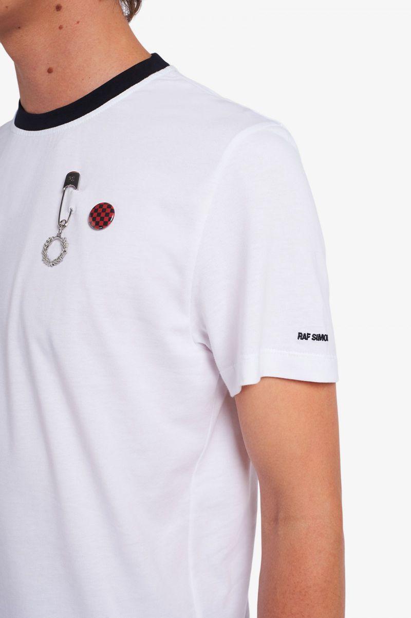 White Fred Perry SM1949 Men's T Shirts | PH 1758MQZA